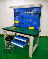 Prix du fabricant Table de soudage d'établi antistatique robuste avec table de placement d'outils d'entretien Bureau d'atelier