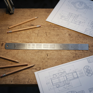 Herramientas ITA Fabricadas en Taiwán, Regla Recta de Acero Inoxidable SUS430, Acabado Pulido y con Escala Grabada, Precisión de 0.25 mm, Herramientas Manuales - Product Image 1