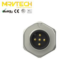 ขั้วต่อไฟฟ้า FEAM5F-P IEC ระดับ IP67 ทองเหลือง/เคลือบทอง รองรับกระแสไฟ 4A แรงดัน 60V สำหรับยานยนต์และการสื่อสารข้อมูล - Product Image 4