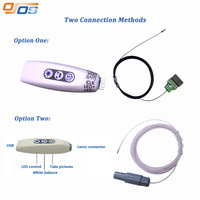 Módulo de cámara Micro Mini Endoscopio Resolución 400*400 Longitud y salida de cable personalizadas para veterinario e Inspección