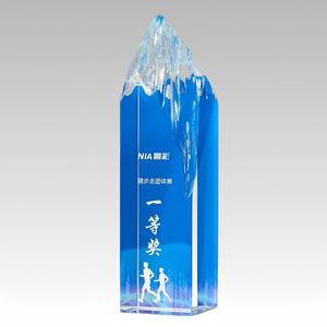 Trophée <span class=keywords><strong>de</strong></span> montagne en cristal K9, étanche, poli, gravé sur mesure, style sportif, <span class=keywords><strong>pour</strong></span> événements d'entreprise, reconnaissance des ventes, reconnaissance honorifique - Product Image 3