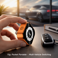 Adaptateur 4-en-1 sans fil CarPlay Android Auto AirPlay Mirror Link USB-C avec commande vocale, dongle multi-protocoles haute performance