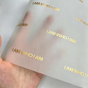 Small Business Custom Tracing <b>Paper</b> Low MOQ Translucent Vellum Tissue Sheets Logo Design for Startup Brand Gift Wrap - Product Image 1