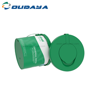Dispensador de cubo de plástico para toallitas húmedas de nuevo diseño, tapa redonda a prueba de manipulaciones de 3kg para embalaje de toallitas húmedas, logotipo personalizado impreso