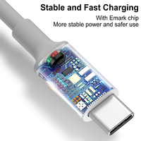 Cable de Carga Rápida USB-C a C PD de 100W 5A al por Mayor, Cable de Transferencia de Datos de Alta Velocidad para iPhone
