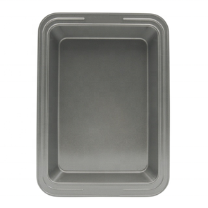 Plaque de cuisson rectangulaire de 33 cm x 23 cm, épaisse, avec poignée large, revêtement antiadhésif de qualité supérieure, pour la cuisson multifonction à domicile - Product Image 3