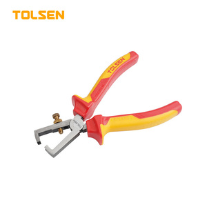 <span class=keywords><strong>Pince</strong></span> à dénuder les fils isolée TOLSEN V16066, 160 mm, CrV - Product Image 1