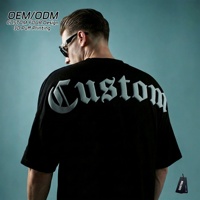 T-shirt personnalisé avec impression 3D en relief pour hommes, haute qualité, 100% coton, streetwear graphique pour fabricants de designs personnalisés