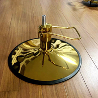 Chaise de Salon de Coiffure Professionnelle Shenghui avec Pompe Hydraulique Dorée et Pièces de Base Ronde
