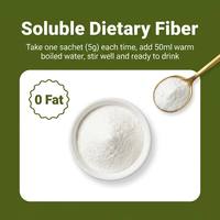 Inuline OEM personnalisée, poudre de fibres alimentaires hydrosolubles, inuline de qualité alimentaire pour boissons solides