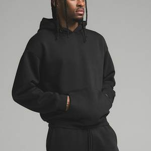 <b>Hoodie</b> Custom Printing LOGO Men's Thickened Fleece <b>Trendy</b> Color Streetwear Plain Pullover Oversized Casual <b>Hoodie</b> Manufacture - Product Image 1