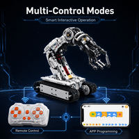 Kit de Modelo de Brazo Robótico de Ingeniería, Juguete Educativo de Ensamblaje Mecánico DIY