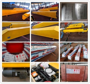 Gru a doppia trave standard europeo, tipo a basso profilo, elettrica, con paranco per uso industriale - Product Image 6