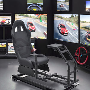 ที่นั่งจำลองห้องนักบินสำหรับแข่ง GY032แบบพกพาแท่นวางสำหรับ Logitech PlayStation PC แท่นแข่งแบบซิม - Product Image 5