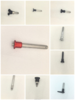Pin Pegas Berlubang Diameter Kepala 16mm Pin Pengunci Beralas Aksesori Peralatan Pengunci Cepat/Penghubung