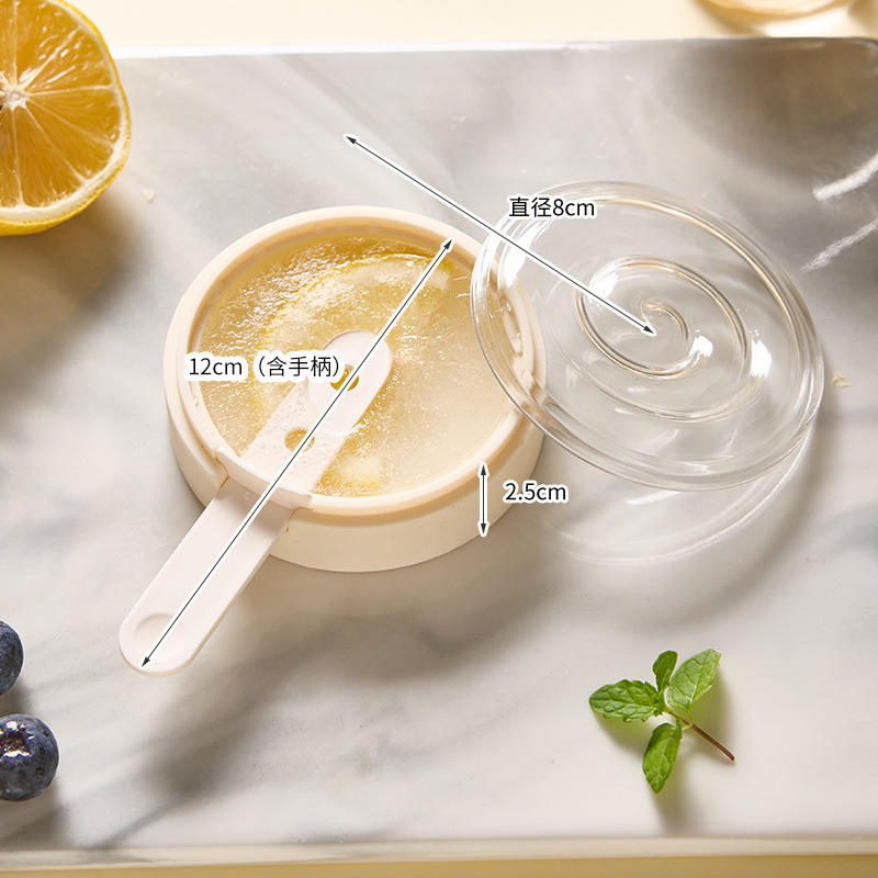 แม่พิมพ์ไอศกรีมซิลิโคนเกรดอาหาร สีเบจ