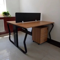 Bureau classique à Double Design, bureau d'ordinateur, vente en gros, Table de gestionnaire de réunion personnalisée, mobilier de bureau