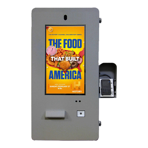 21.5-inch ngoài trời đa cảm ứng tự động Máy in hóa đơn kiosk tự đặt hàng kiosk treo tường kiosk - Product Image 2