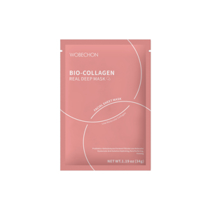 Bio-Collagen Real Deep <strong>Mask</strong> Facial Sheet Skin Care Wholesale Whitening Moisturizing Hydrating Home Use Anti-Age Organic All Skin - Product Image 1