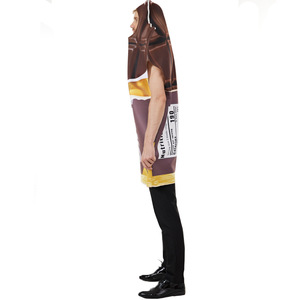 Costume de fête d'Halloween-Barre de chocolat au beurre d'arachide Cosplay Vêtements de <span class=keywords><strong>couple</strong></span>-Robe une pièce-Costume de performance amusant - Product Image 3