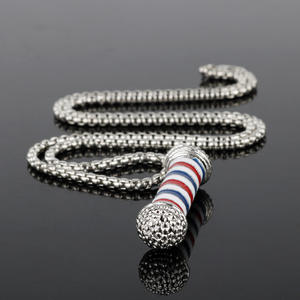 Gioielli nuova moda <span class=keywords><strong>parrucchiera</strong></span> barbiere lampada girocollo collana regalo - Product Image 6