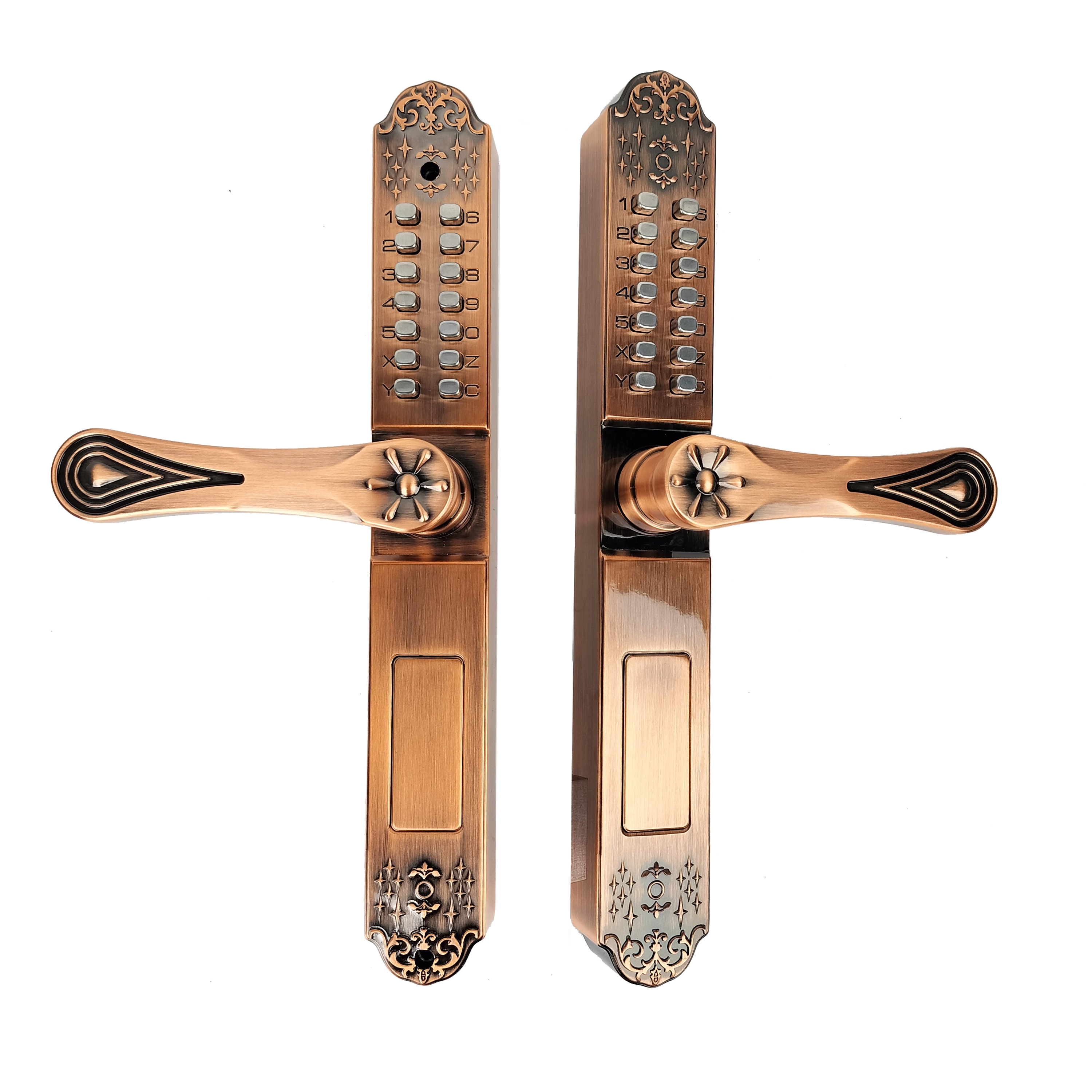 Outdoor Waterproof Anti-Rust Durable Powder Coated Finish Key Password Entry Door Lock Keypad Digital Security Deadbolt Lock · image 4