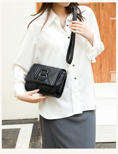 Luxury-Inspired Women's <b>Handbags</b> New Arrival Soft Leather Crossbody Bag Minimalist Women's Luxury <b>Chain</b>-Strap Shoulder Bag - Product Image 2