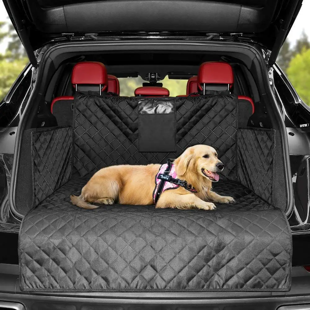 غطاء مقعد سيارة لكلب من قماش أكسفورد عالي الجودة مقاوم للماء 100% واقي للمقعد الخلفي لللكلب غطاء مقعد سيارة للكلاب