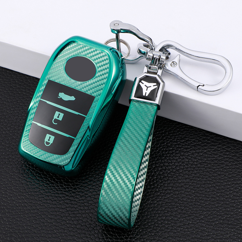 3 Button Green + Keychain