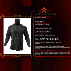 Ropa de Seguridad Personalizable al por Mayor Directo de Fábrica: Sudadera Negra Anticorte, Chaleco Antipuñal de Alta Protección, Ropa Ignífuga - Product Image 3