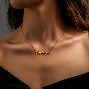 Personalized Stainless Steel Custom Name <strong>Necklaces</strong> for Women Jewelry Gift - Product Image 6
