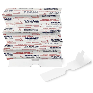 Pansements adhésifs papillon hypoallergéniques stériles, lot assorti de 10, avec fermeture anti-adhésive pour plaies, sans latex - Product Image 2