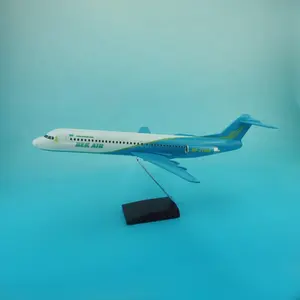 Bek Fokker 100 47cm Model Aircraft Scaled Airplane Gift for Collection