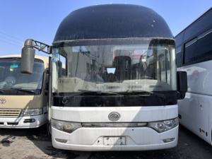 Autobús YouTong de lujo usado ZK6122 47/53 asientos autobús urbano de pasajeros 2020 modelo Euro3 emisión combustible diésel transmisión Manual LHD - Product Image 2