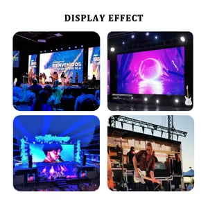 New Product P3.91 Capacitive Led Display Dj Booth P1.9 P2.6 P2.9 P4.81 Full Color Rental Cabinet Advertisement Led Display