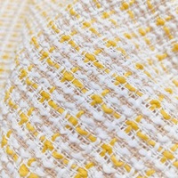 2025 nouveau tissu de Tweed multicolore tissé Jacquard teint en fil coloré pour vêtements maison Textile mariage
