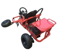 Kit d'essieu arrière et moyeu de roue avant pour tricycle à essence, mini kart électrique de drift, karting 80cc 2 temps