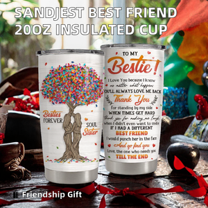 Best Friend Stainless Steel <b>Insulated</b> Tumbler 20oz Thermal Insulation Women's Gift <b>Cup</b> Birthday - Product Image 2