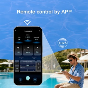 Chlorinateur au sel intelligent 3-en-1 avec contrôle WiFi via application, alarme de faible teneur en sel, auto-nettoyant au chlore, OEM/ODM <span class=keywords><strong>pour</strong></span> <span class=keywords><strong>piscine</strong></span> - Product Image 2
