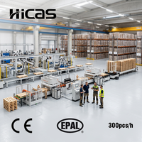 HICAS SF1000 Cloueur de palettes en bois, machine efficace pour l'assemblage et l'empilage de palettes en bois