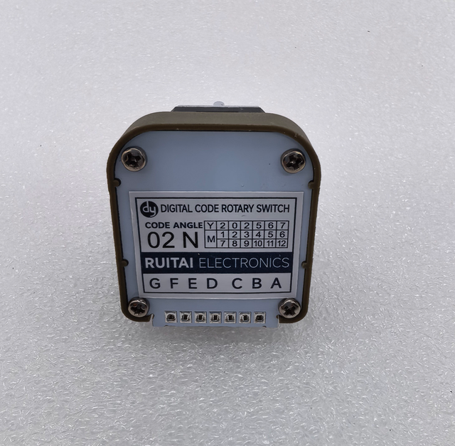 AC09-01N 10-Position BCD Rotary Switch NPN Output for CNC Rotary Rate Band Feed Encoding Switch for CNC Machine Tools