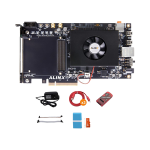 ชุดพัฒนา AX7450B พร้อมชิปเซ็ต Zynq7000 SoC XC7Z100 หน่วยความจำ 3GB DDR3 SDRAM 8GB EMMC หน่วยความจำแฟลช QSPI ช่องเสียบ PCIE 2.0 X 8 FMC Zynq AXKU5 Zynq 7000 SoC - Product Image 1