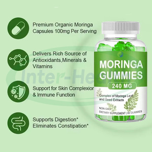 Ausureson OEM Private Label Super Greens estratto di foglie di Moringa Gummies prodotto dimagrante biologico Moringa Gummies - Product Image 4
