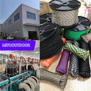 Vente en gros usine – Corde paracorde 550 Type III à 7 brins, âme en nylon <span class=keywords><strong>de</strong></span> 4 mm, pour <span class=keywords><strong>survie</strong></span> en extérieur, camping et bricolage - Product Image 3