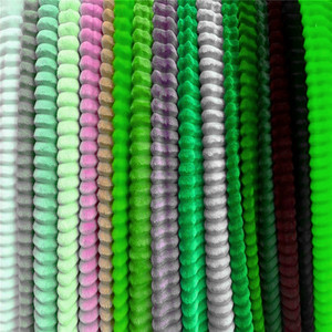 100% 폴리 에스테르 산호 양털 직물 침구 의류 모자-자동차 가방 텐트에 대한 정전기 방지 코팅 패턴 - Product Image 6