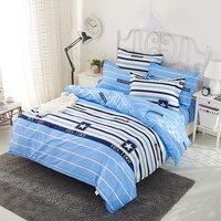 Ensemble de couette brossée quatre pièces, housse de couette trois pièces, personnalisable, vente en gros d'usine, cadeau végétal, échantillon gratuit, solution tout-en-un