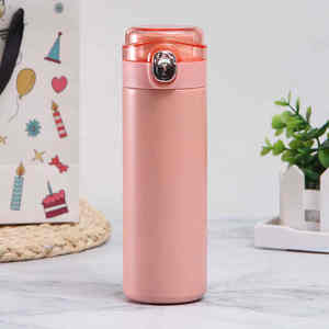 Doublewalled 304 Stainless Steel Thermos <b>Tumbler</b> <b>with</b> Popup Lid Leak-Proof Portable 6-12 Hours Thermal Insulation - Product Image 4
