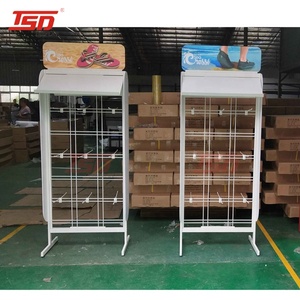 Bán lẻ cửa hàng giày cửa hàng Hai Mặt dây kim loại móc treo hiển thị đứng cho <span class=keywords><strong>Flip</strong></span> <span class=keywords><strong>Flop</strong></span> dép - Product Image 4