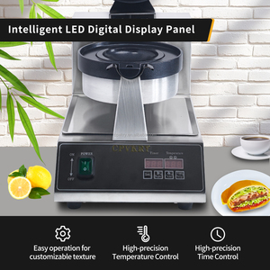 Prensa de sándwich de gofres de helado de hamburguesa <span class=keywords><strong>UFO</strong></span> de acero inoxidable antiadherente Digital de 1200W para hoteles y cafeterías, nueva condición - Product Image 4