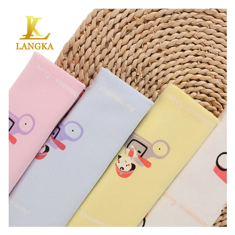 Langka china estoque personalizado impressão liberdade 100% algodão tecido têxtil rolo para crianças panos